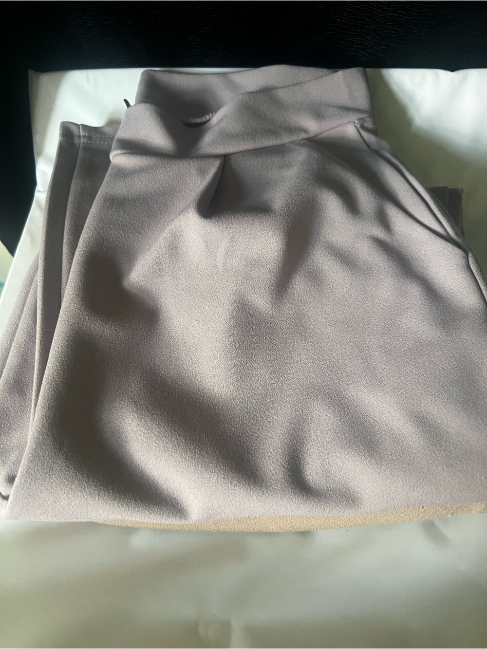 SHEIN Pixie Pants in Greyish and Tan